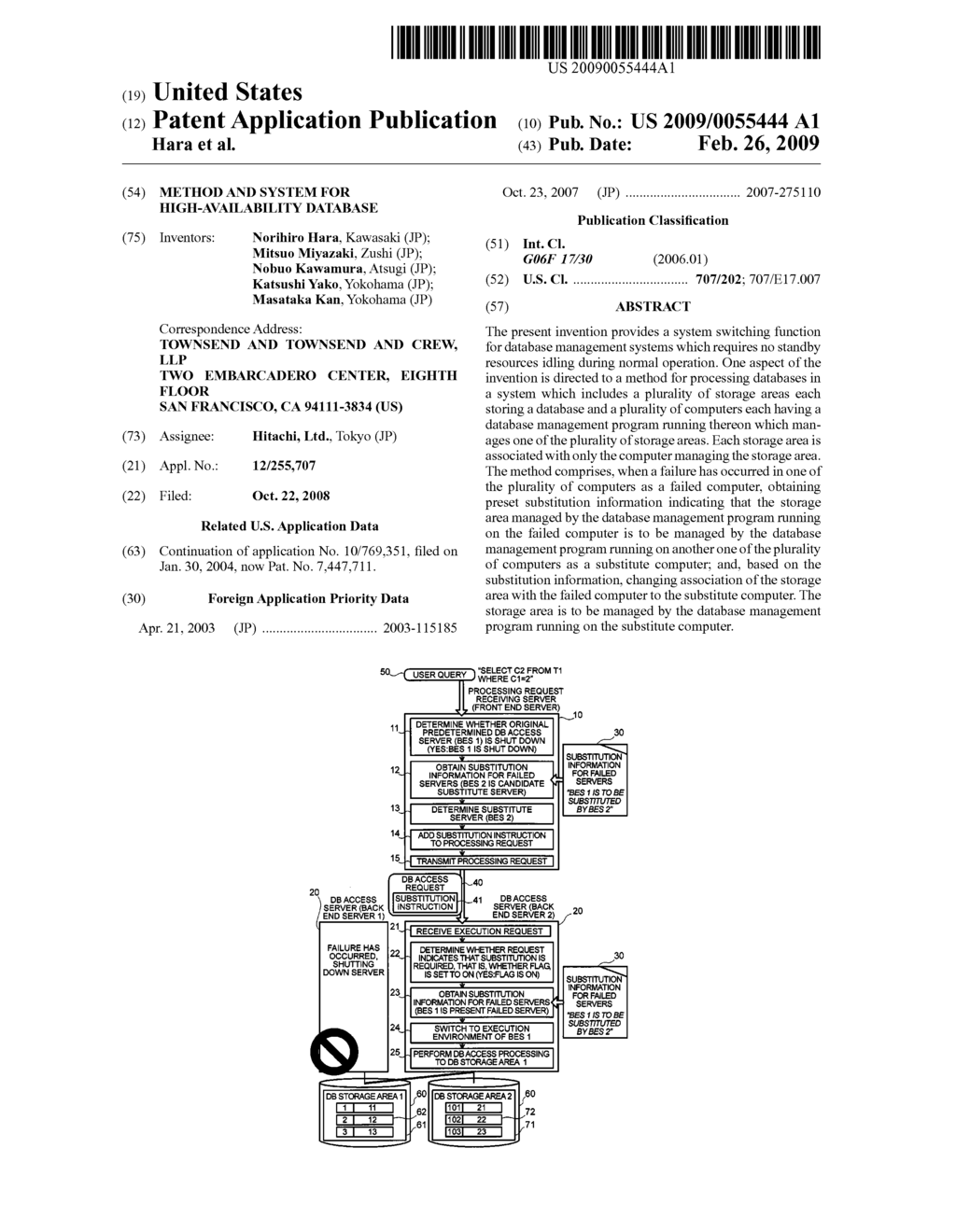 Method and System for High-Availability Database - diagram, schematic, and image 01