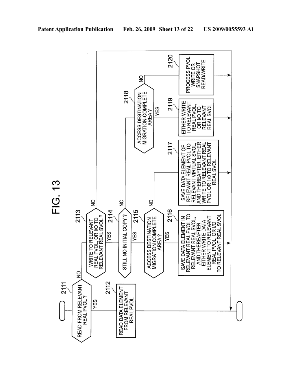 STORAGE SYSTEM COMPRISING FUNCTION FOR CHANGING DATA STORAGE MODE USING LOGICAL VOLUME PAIR - diagram, schematic, and image 14