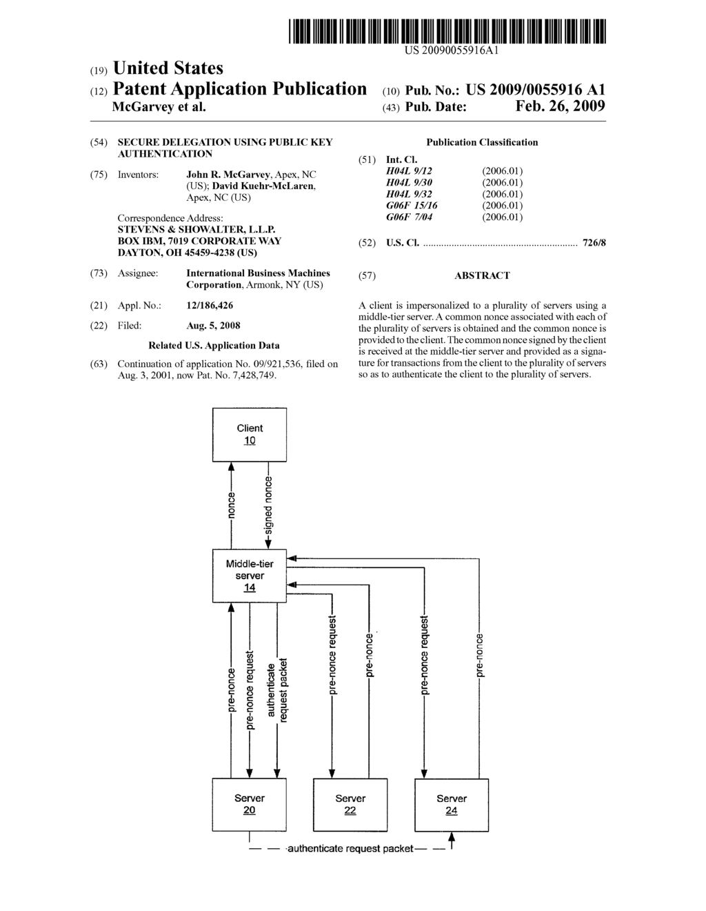 SECURE DELEGATION USING PUBLIC KEY AUTHENTICATION - diagram, schematic, and image 01