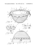 Combination hat-bag diagram and image