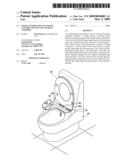 STOOL FLUSHING DEVICE HAVING CONTROL SWITCH AND LOCKING ASSEMBLY diagram and image