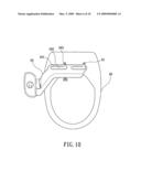 STOOL FLUSHING DEVICE HAVING CONTROL SWITCH AND LOCKING ASSEMBLY diagram and image