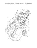 Portable toilet chemical recharge system and method diagram and image