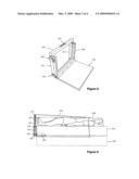 Retractable Toe Tent Device and Method of Using Same diagram and image