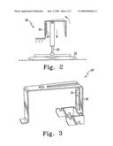 DEVICE AND METHOD FOR ADJUSTING THE PRESSURE BETWEEN A FLOOR CLEANING IMPLEMENT AND A FLOOR diagram and image