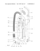 UPRIGHT VACUUM CLEANER diagram and image