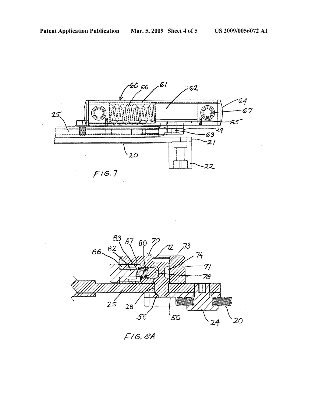 Closer arm assembly for an automatic door closer - diagram, schematic, and image 05