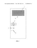 Reusable folding shopping list with embedded magnifying lens diagram and image