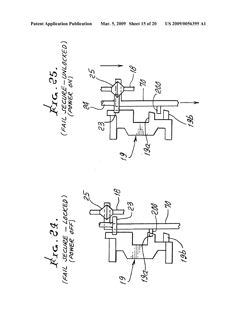 Compact electric strike with preload release capability - diagram, schematic, and image 16