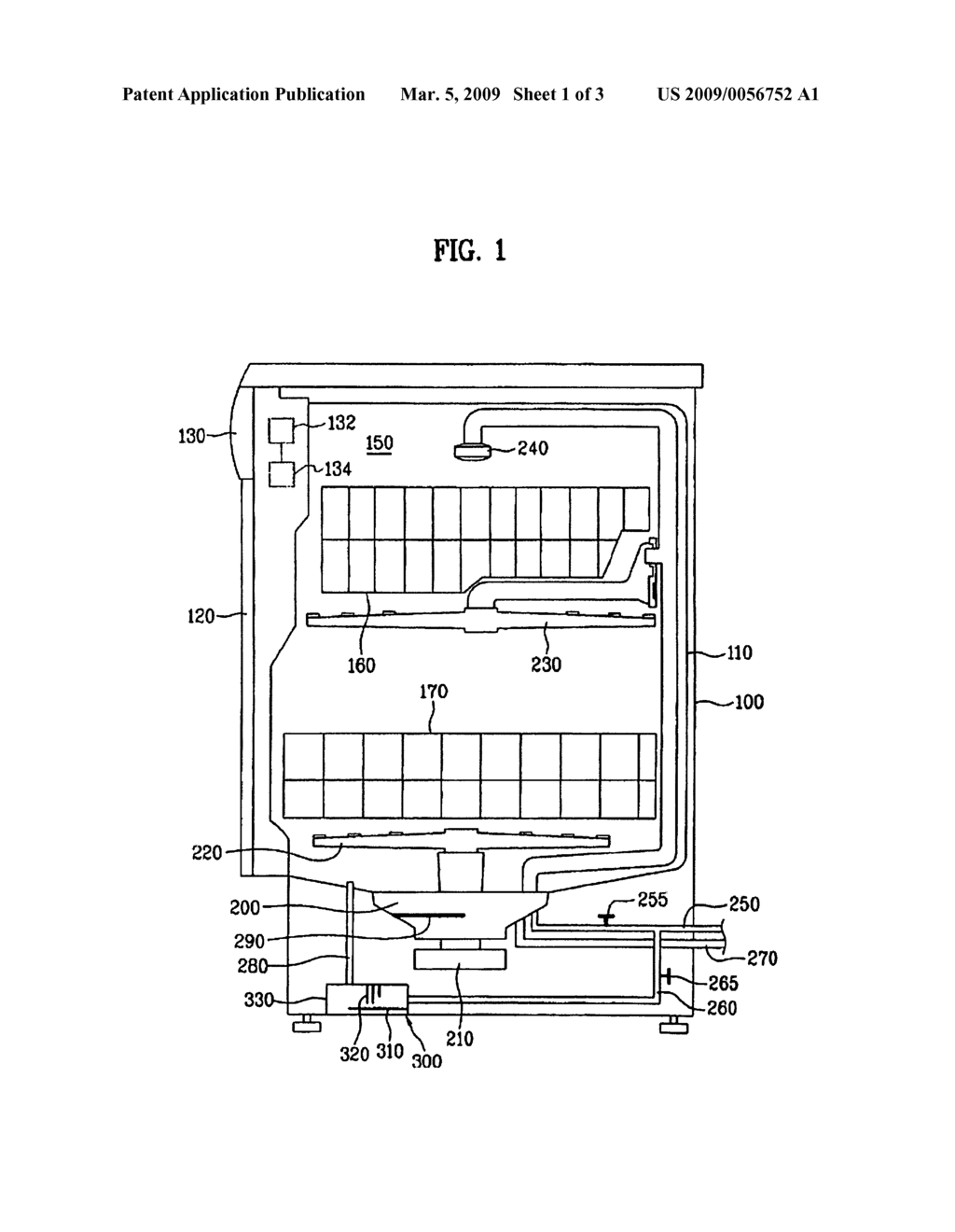 Method of controlling a dishwashing machine having a steam generator - diagram, schematic, and image 02