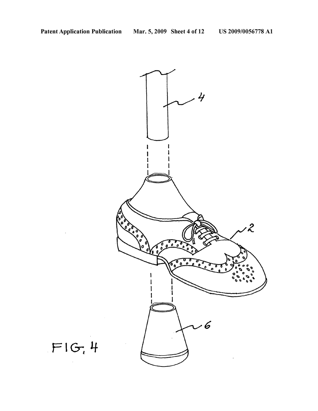 Crutch foot - diagram, schematic, and image 05