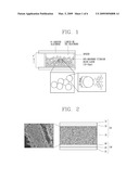 DYE-SENSITIZED SOLAR CELL WITH METAL OXIDE LAYER CONTAINING METAL OXIDE NANOPARTICLES PRODUCED BY ELECTROSPNNING AND METHOD FOR MANUFACTURING SAME diagram and image