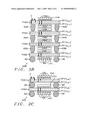 Multiple chips bonded to packaging structure with low noise and multiple selectable functions diagram and image