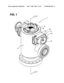 Stripper rubber pot mounting structure and well drilling equipment comprising same diagram and image