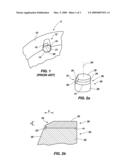 CHAMFERED EDGE GAGE CUTTERS, DRILL BITS SO EQUIPPED, AND METHODS OF CUTTER MANUFACTURE diagram and image