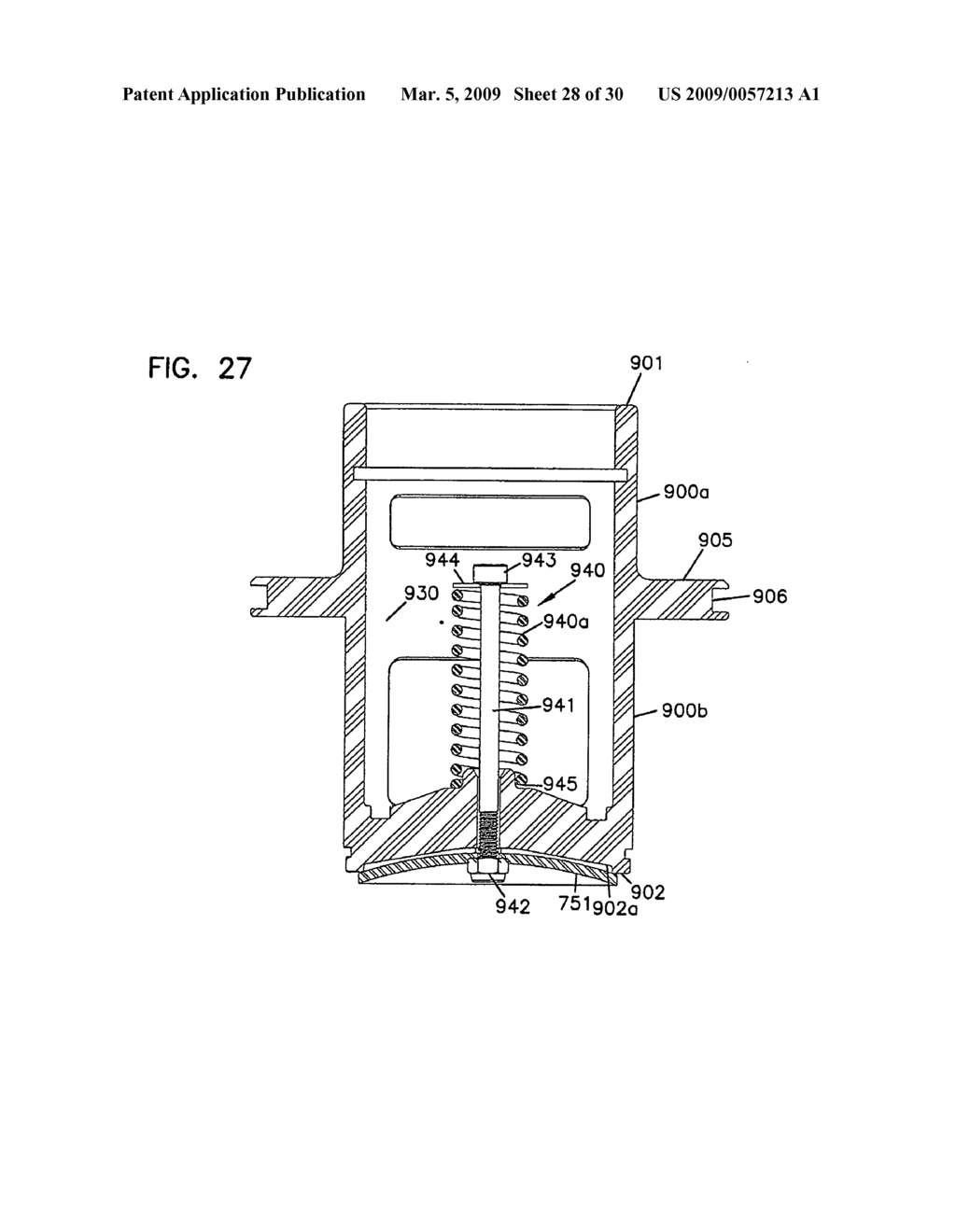 LIQUID FILTER ASSEMBLY; AND METHODS - diagram, schematic, and image 29