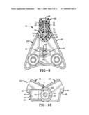 Merchandise display with time delay mechanism diagram and image