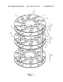 Rotating stand (carousel) bottle and tube holder diagram and image