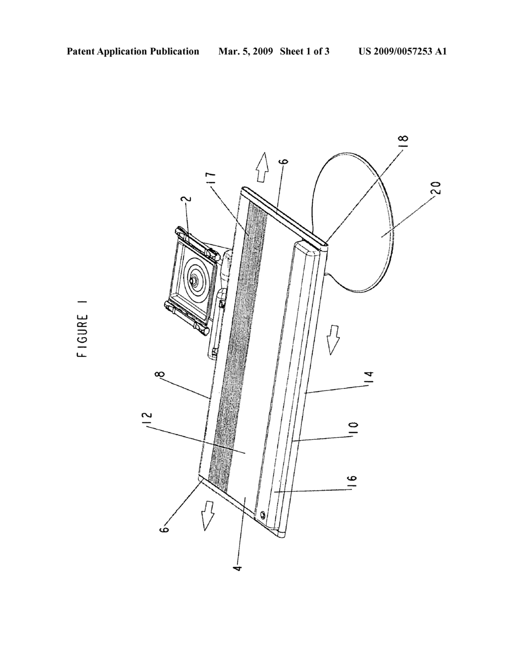 SUPPORT TRAY WITH INFINITE MOUNTING POSITIONS - diagram, schematic, and image 02