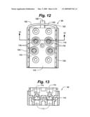 BEVERAGE DISPENSING SYSTEM WITH A HEAD CAPABLE OF DISPENSING PLURAL DIFFERENT BEVERAGES diagram and image