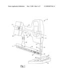 NAILER HAVING MECHANISM FOR PRE-POSITIONING NAIL diagram and image