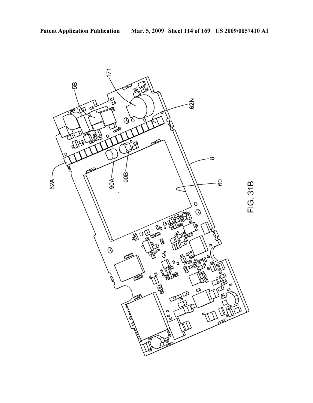 Digital image capture and processing system having a single printed circuit (PC) board with a light transmission aperture, wherein a first linear array of visible light emitting diodes (LEDS) are mounted on the rear side of the PC board for producing a linear targeting illumination beam, and wherein a second linear array of visible LEDS are mounted on the front side of said PC board for producing a field of visible illumination within the field of view (FOV) of the system - diagram, schematic, and image 116