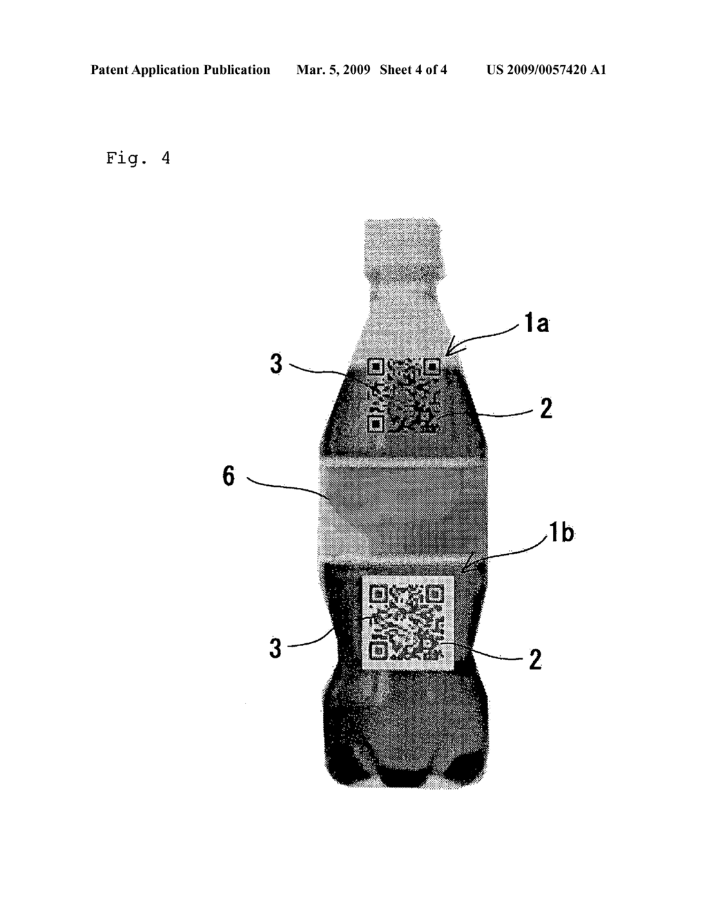 Clear Two-Dimensional Code, Article Having Clear Two-Dimensional Code Attached Thereto, Method for Printing Two-Dimensional Code and Method For Displaying Two-Dimensional Code - diagram, schematic, and image 05