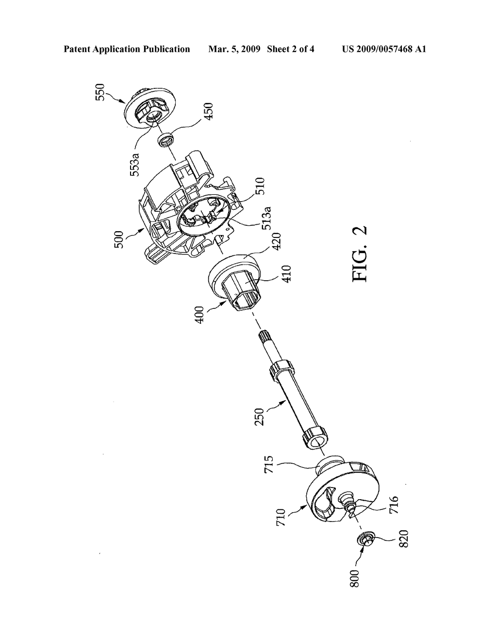 Torsion bar support structure of seat belt retractor - diagram, schematic, and image 03