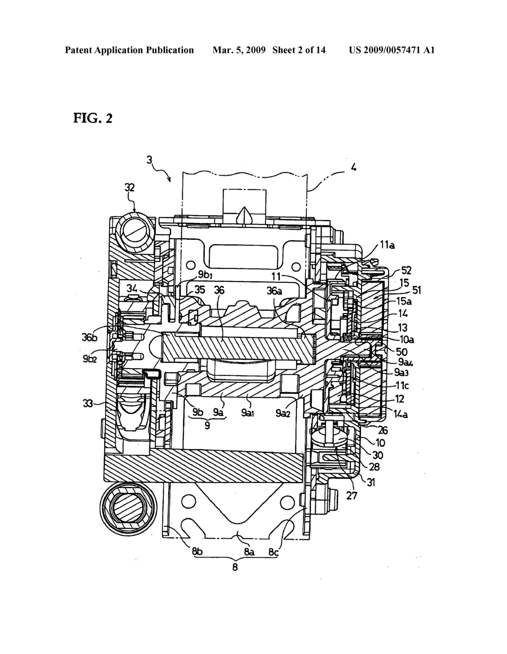 Seat belt retractor - diagram, schematic, and image 03