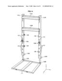 L-character stand diagram and image