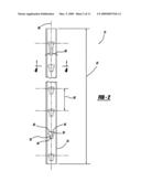 Adjustable vertical brace diagram and image