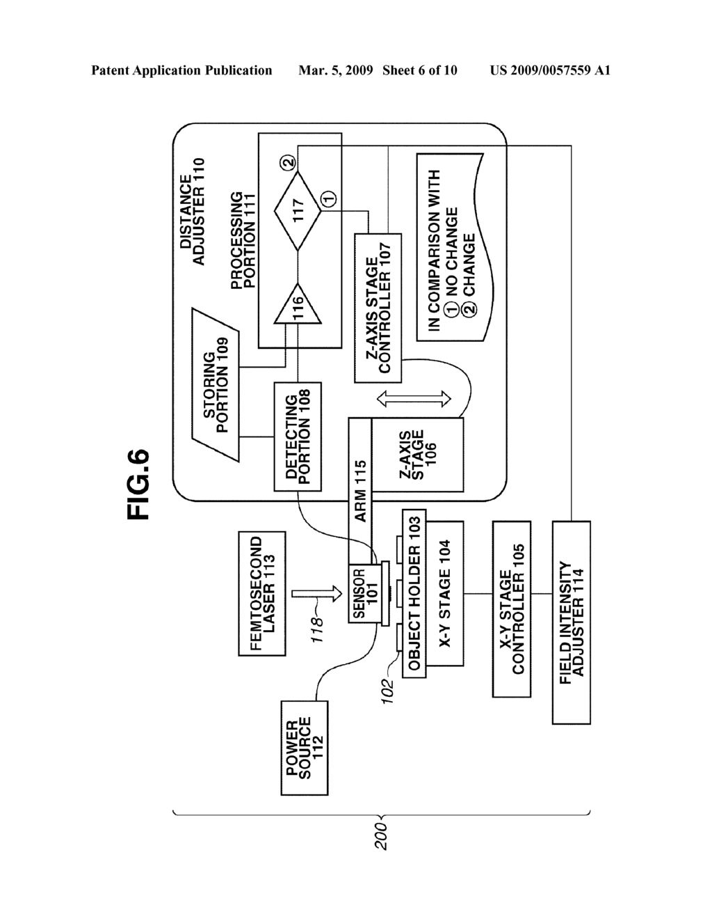 DISTANCE ADJUSTING APPARATUS AND METHOD, AND OBJECT EXAMINING APPARATUS AND METHOD - diagram, schematic, and image 07