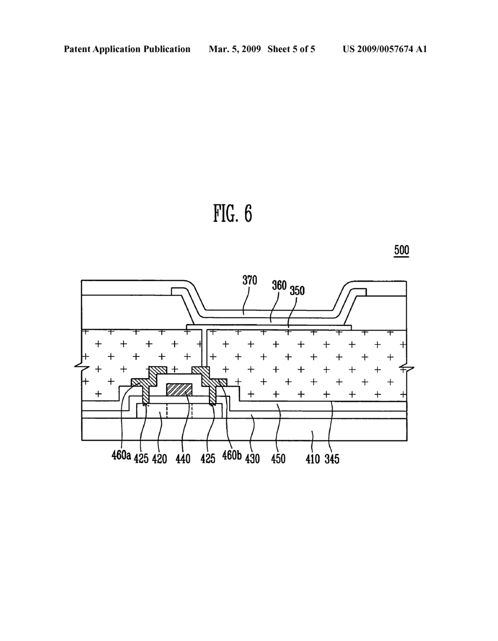 Thin film transistor, light-emitting display device having the same and associated methods - diagram, schematic, and image 06