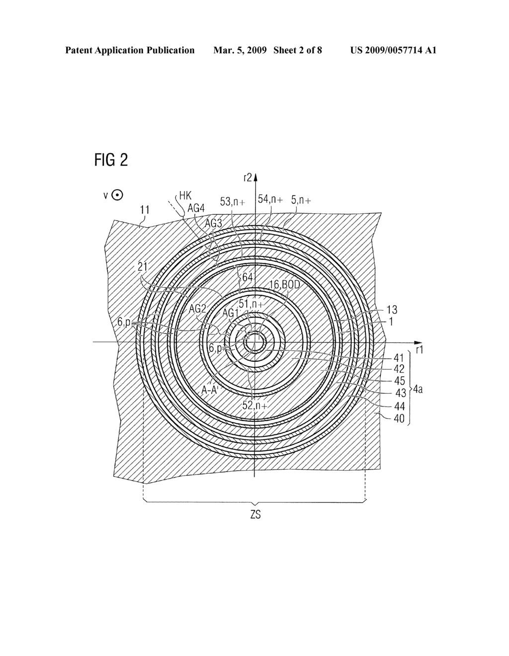 THYRISTOR AND METHODS FOR PRODUCING A THYRISTOR - diagram, schematic, and image 03