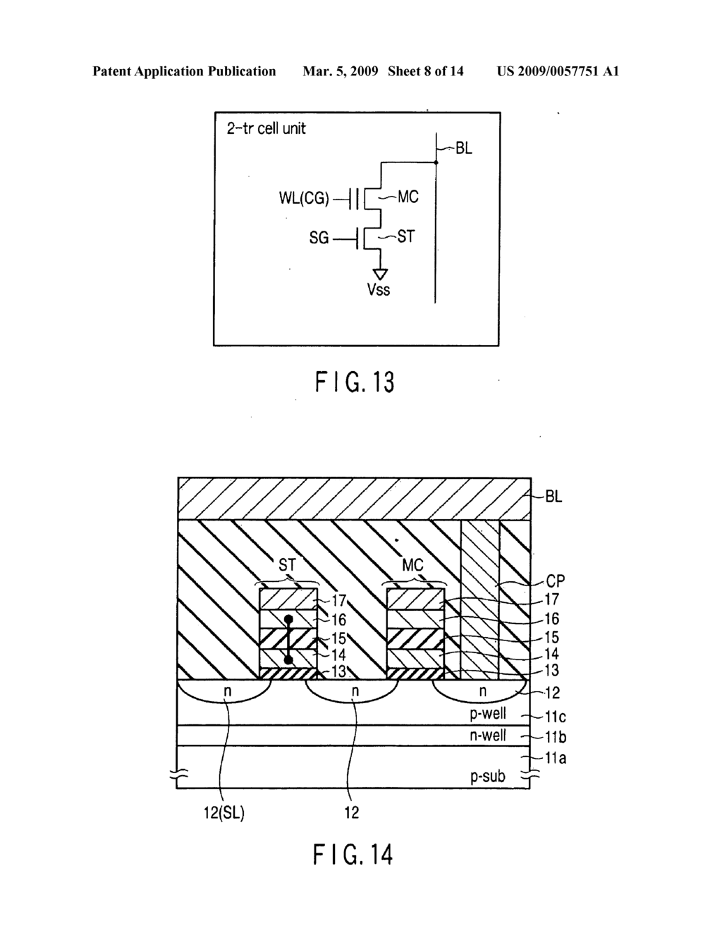 NONVOLATILE SEMICONDUCTOR MEMORY DEVICE - diagram, schematic, and image 09