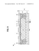 Sensor chip having conductivity film diagram and image