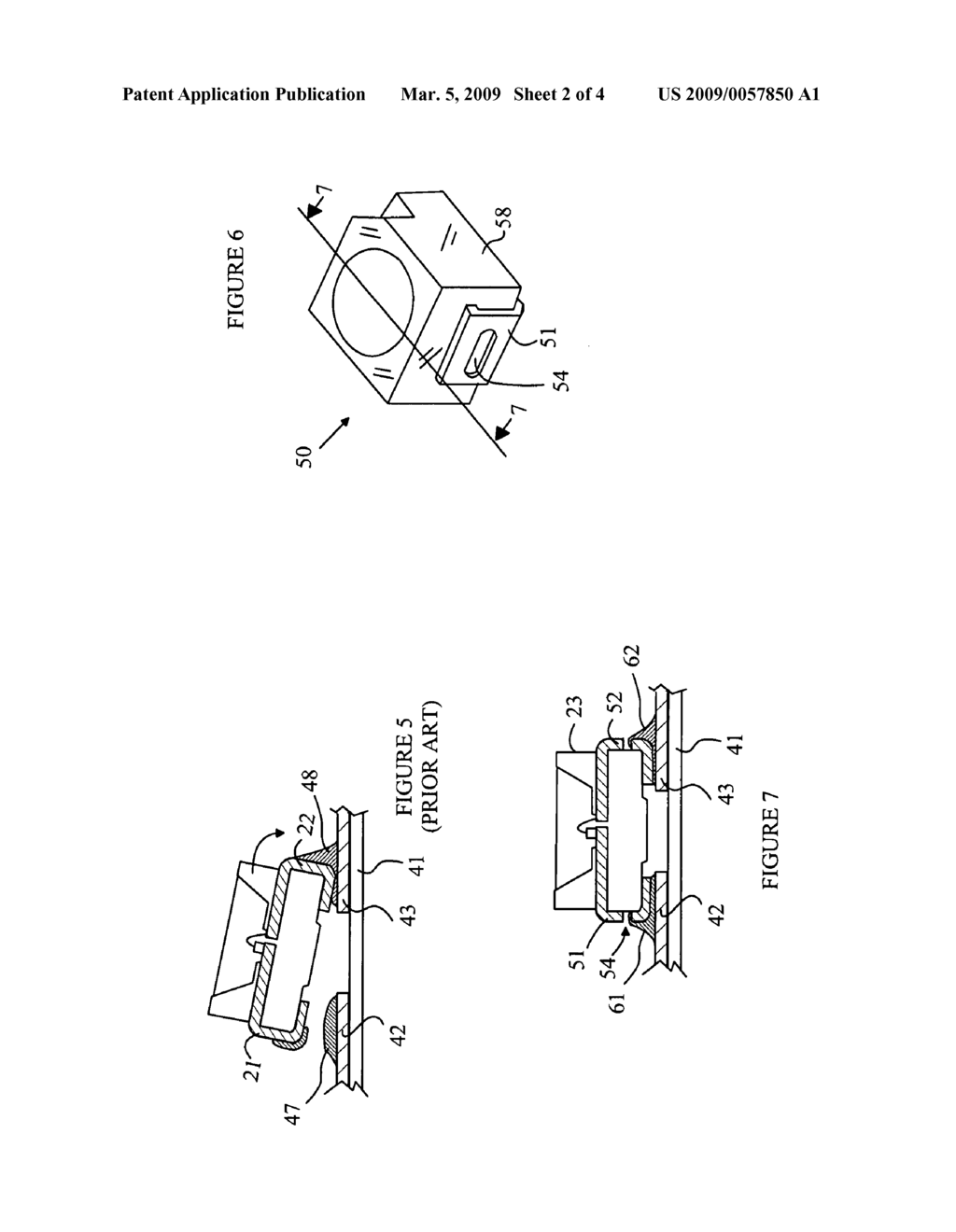 Surface Mountable Semiconductor Package with Solder Bonding Features - diagram, schematic, and image 03