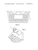 Shop Basket To Be Attached To Supermarket Car diagram and image