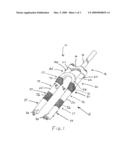 Fiber-Reinforced Wrapped Handlebar-Steered Suspension Fork diagram and image