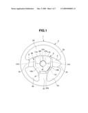 STEERING WHEEL WITH AIR BAG DEVICE diagram and image