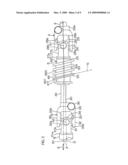 Steering shock absorbing apparatus for motor vehicle diagram and image