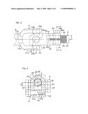 Steering shock absorbing apparatus for motor vehicle diagram and image