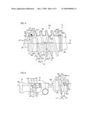 Steering shock absorbing apparatus for motor vehicle diagram and image