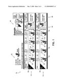 Record sheets with integrated themes diagram and image