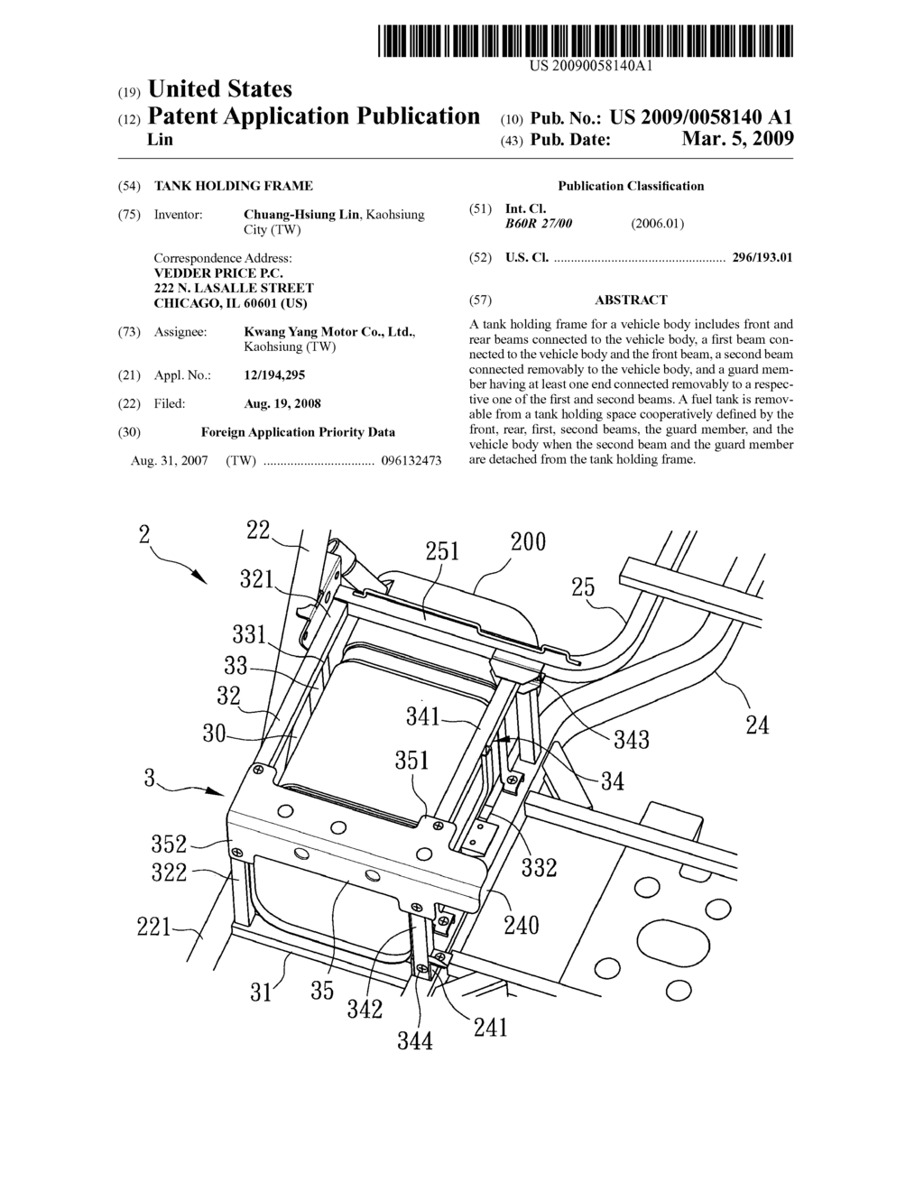 TANK HOLDING FRAME - diagram, schematic, and image 01