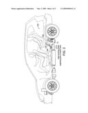 Upper body structure for fuel cell vehicle for reinforcing floor kick-up portion diagram and image