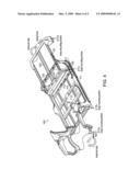 Upper body structure for fuel cell vehicle for reinforcing floor kick-up portion diagram and image
