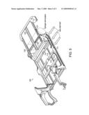 Upper body structure for fuel cell vehicle for reinforcing floor kick-up portion diagram and image