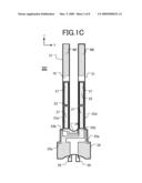 TUNING-FORK TYPE PIEZOELECTRIC VIBRATING DEVICES AND METHODS FOR MANUFACTURING SAME diagram and image