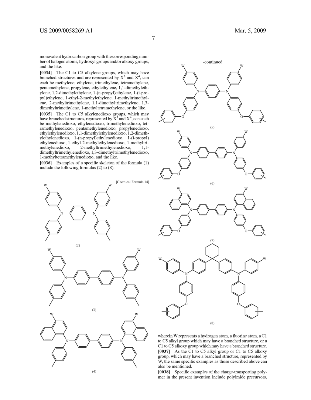 Charge-transporting varnishes containing charge-transporting polymers and organic electroluminescent devices made by using the same - diagram, schematic, and image 08